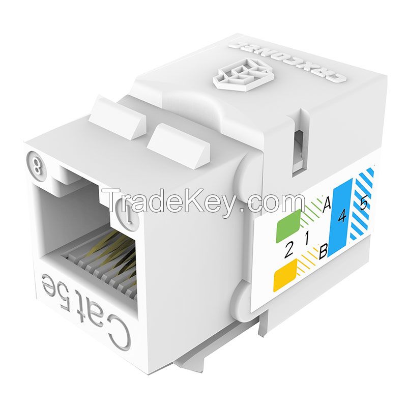 CAT5E Unshielded UTP 90 Degree 110 Type Data Modular Jack