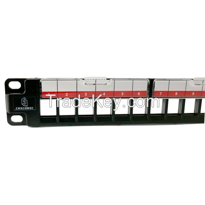 Keystone Jack Panel 1U 24 Port