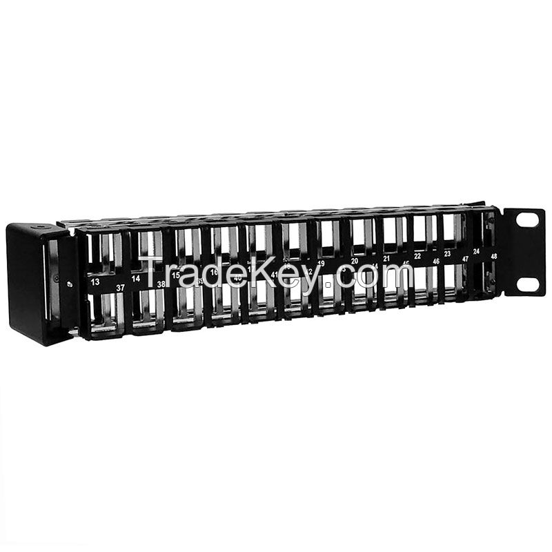 Rack Mount Panel 1U 48port