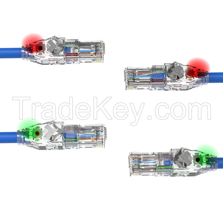 Category 6 UTP LED Traceable Patch Cord