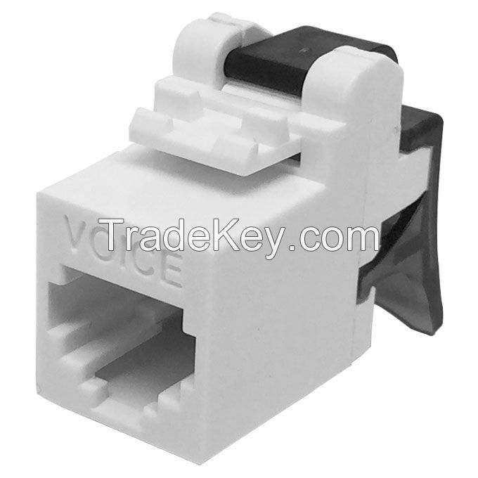 Category 3 Unshielded UTP 180 6P4C Tool-Free Telephone Jack