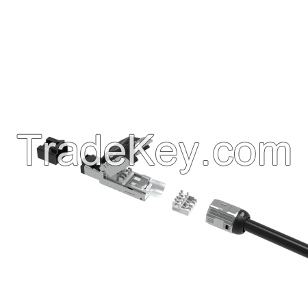 Cat.6A STP Toolless RJ45 Connectors