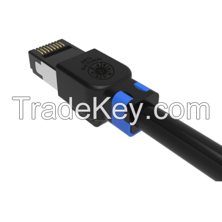 Cat.6A Screened Antibacterial Patch Cord For Network