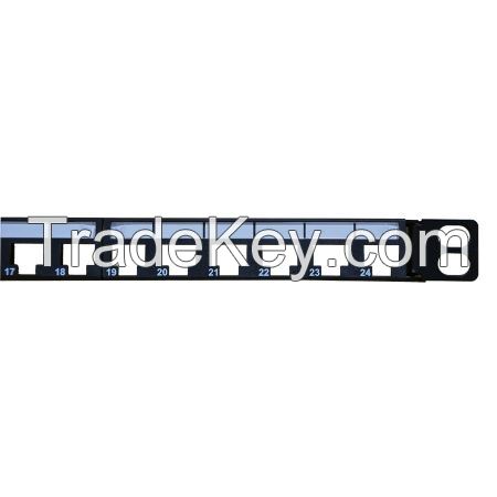 0.5U 24port UTP Keystone RJ45 Panel