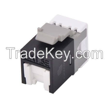 UL Listed Cat5e 180 Degree UTP Keystone Jack