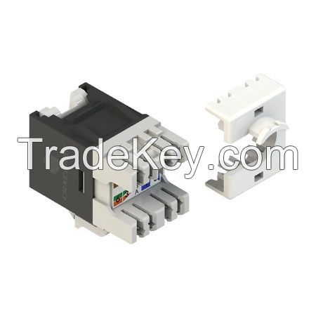 UL Listed Cat5e 180 Degree UTP Keystone Jack