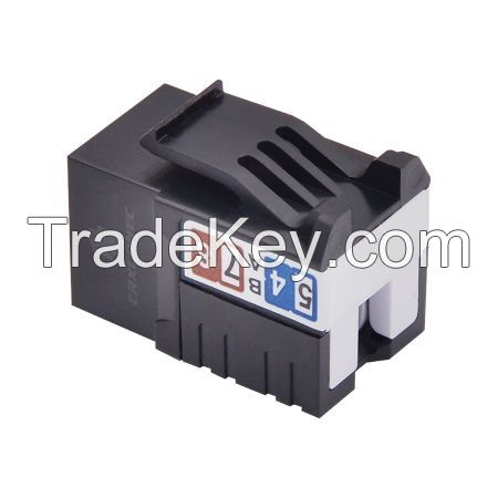 UL Listed Cat6 UTP 90 Degree Keystone Jack