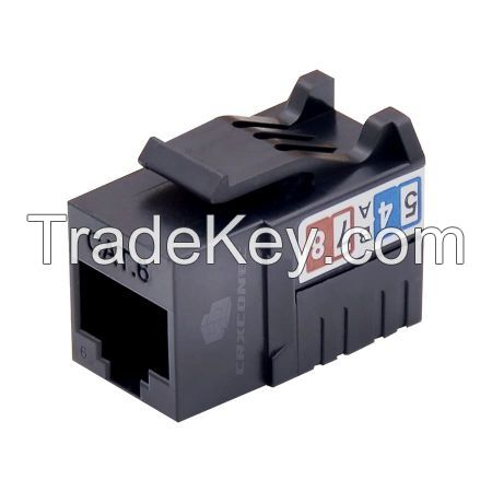 UL Listed Cat6 UTP 90 Degree Keystone Jack