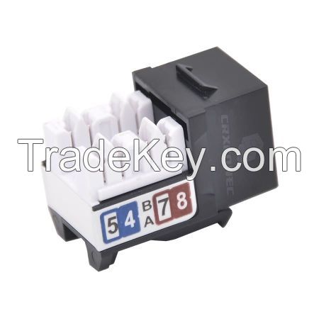 UL Listed Cat6 UTP 90 Degree Keystone Jack