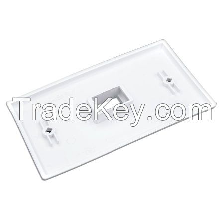 US Style RJ45 Keystone Outlet Cover Plates 1 Port
