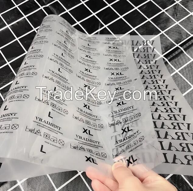 Customized Reflective Sliver Logo Factory Price Custom Printing Vinyl Garment Brand Label T Shirt Heat Transfer