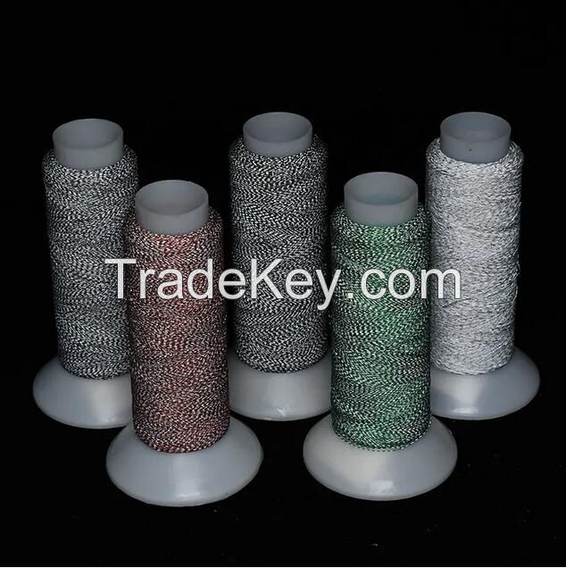    High Light Reflector Yarn Stitching Thread Polyester Reflective Thread For Embroidery