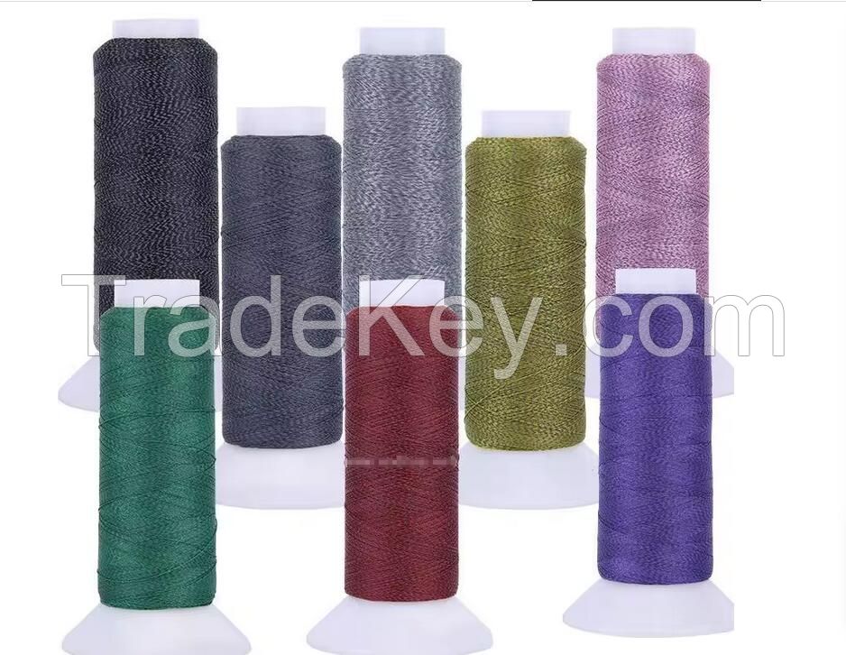 High Light Reflector Yarn Stitching Thread Polyester Reflective Thread For Embroidery