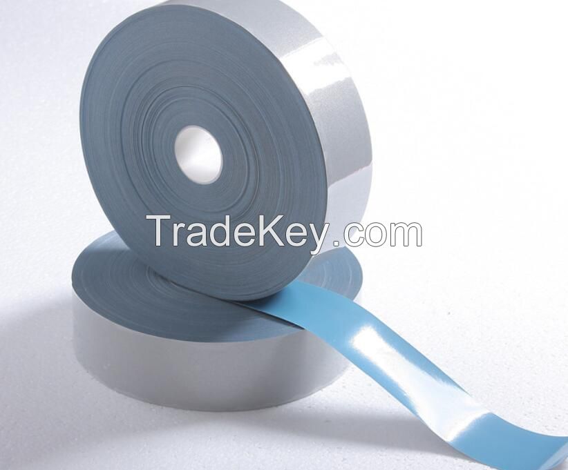 High Quality Silver 50 mm Reflective Heat Press Film for hi vis polo shirt