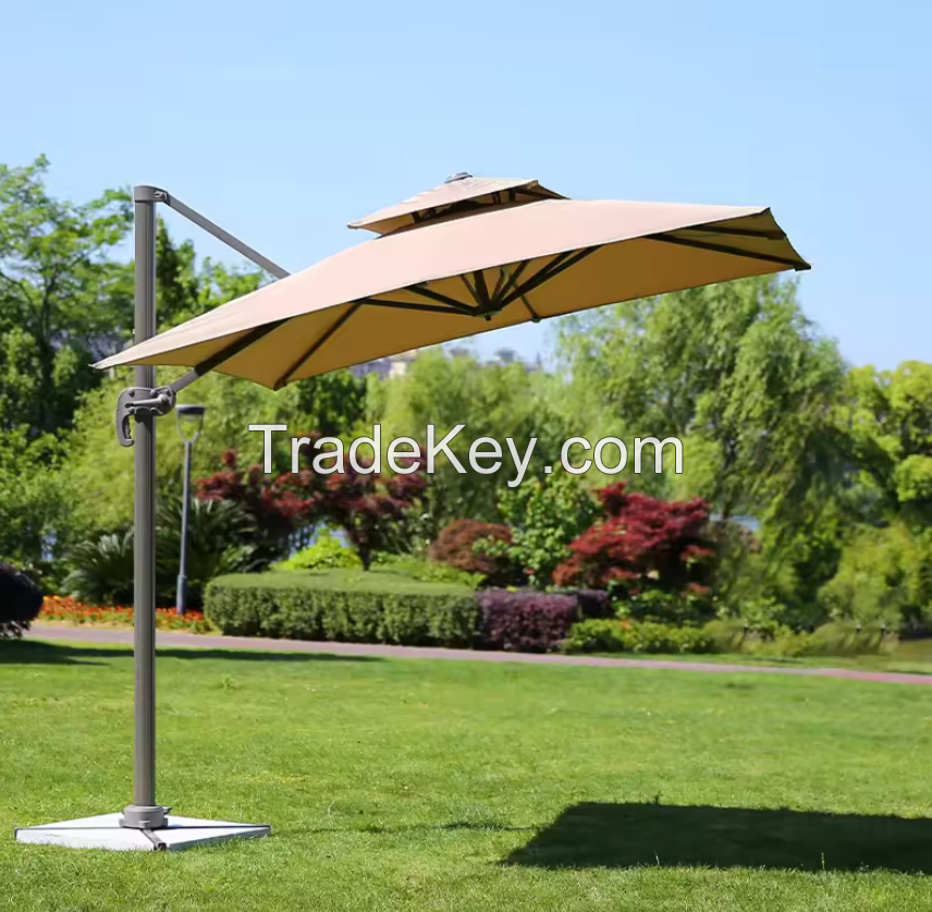 Can help design LOGO Umbrella wholesale roman parasol outdoor cantilever umbrellas