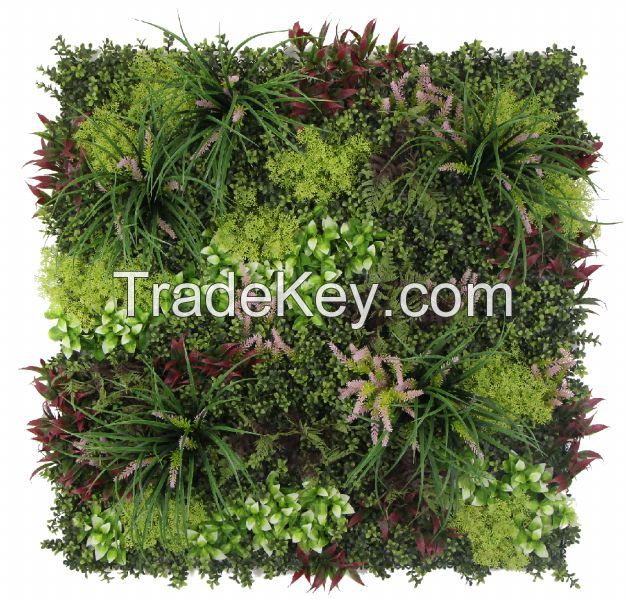 High Quality Artificial Grass Plants Flower Wall Decoration All Ceremony Customized Size Design