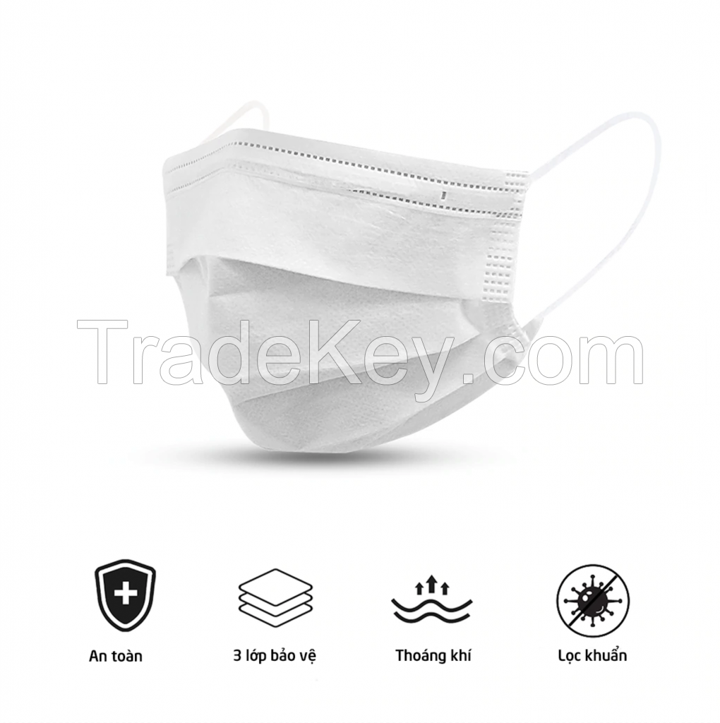 Niva Face Mask - Disposable 3-ply face mask SMS From Vietnam