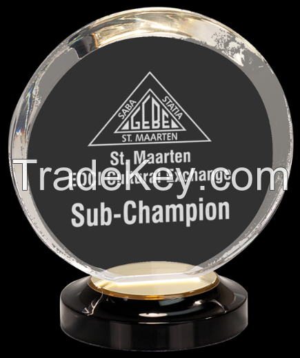 New Design Custom Engraved Clear Acrylic Blanks Award trophy