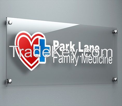 Factory Wholesale Custom Transparent Acrylic Sign Boards