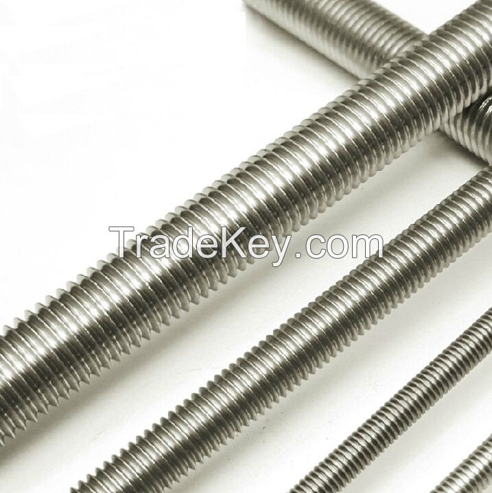 High strength threaded rebars, threaded rods 