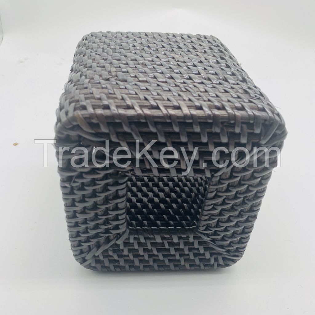 rattan tissue box made in Vietnam