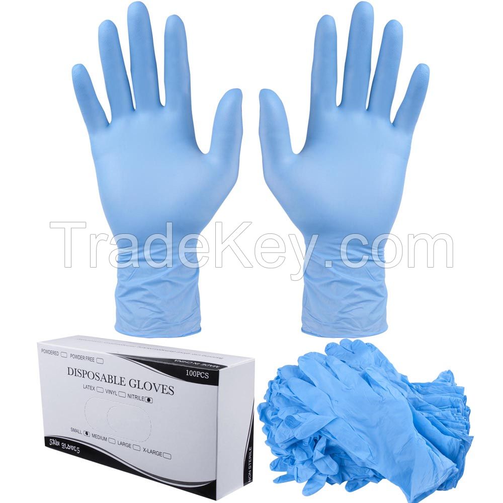 Nitrile disposable gloves