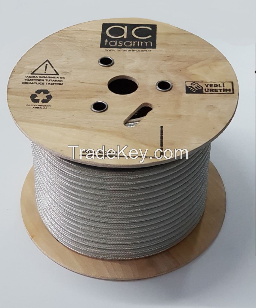 AC-4500 EMI/RFI Cable Shielding - Braiding (Tinned Copper)