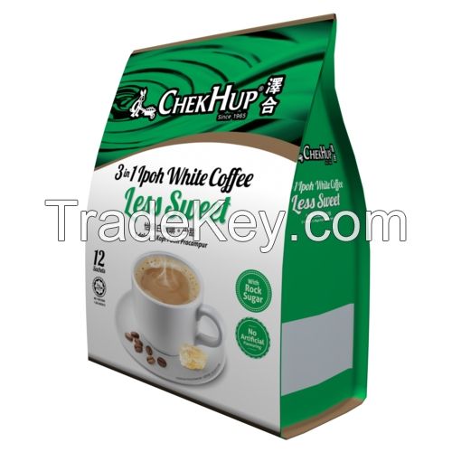 Chek Hup 3in1 Ipoh White Coffee Less Sweet (35g x 12s)