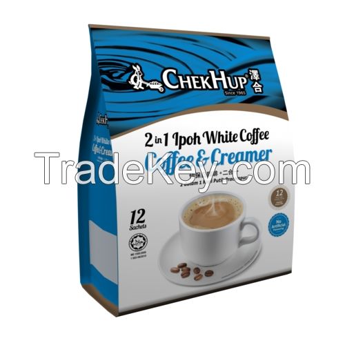 Chek Hup 2 in 1 Ipoh White Coffee &Creamer (30g x 12 sachets)