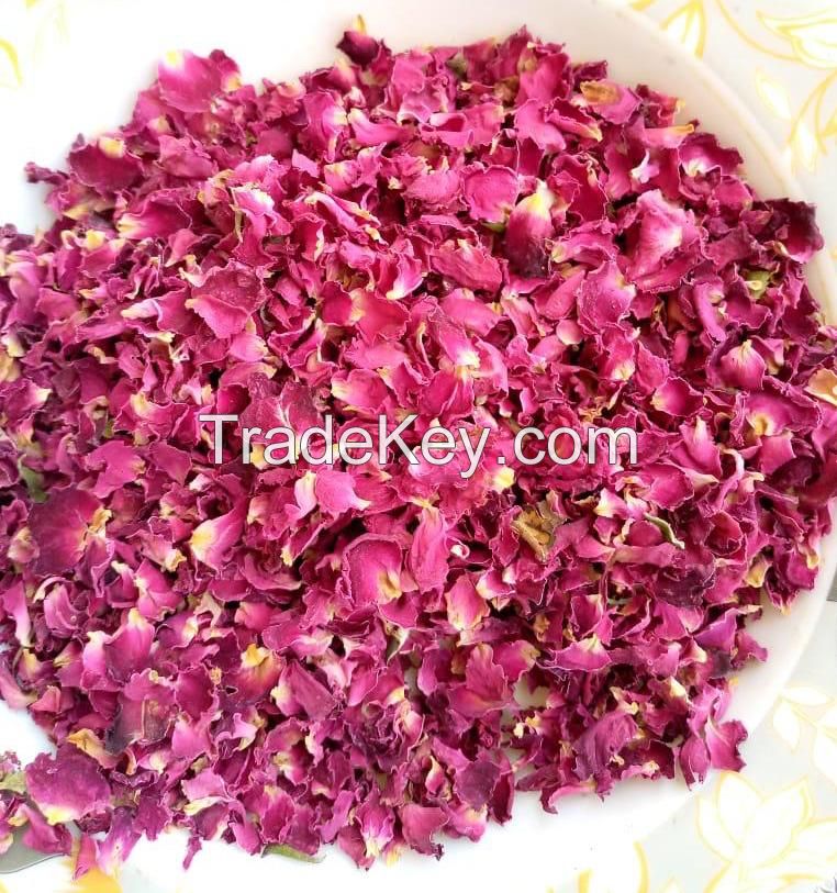 dried rose petals & flowers