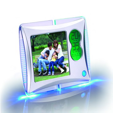 Photo Frame with clock