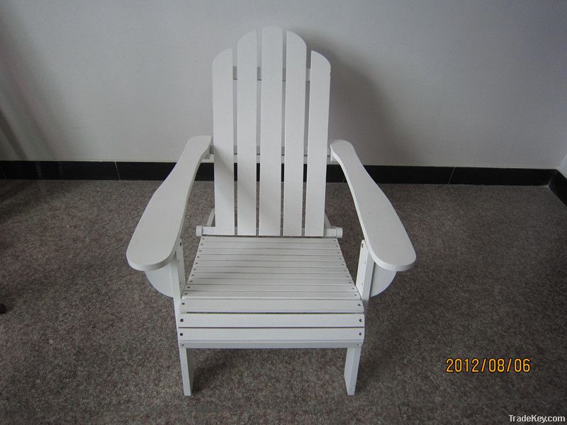 Wooden beach chairs