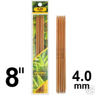 MeiMei® Bamboo knitting needles