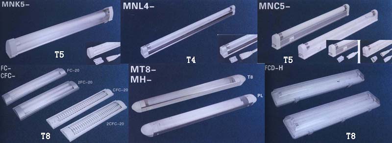 Fluorescent Tube/Bracket (T4/T5/T8)