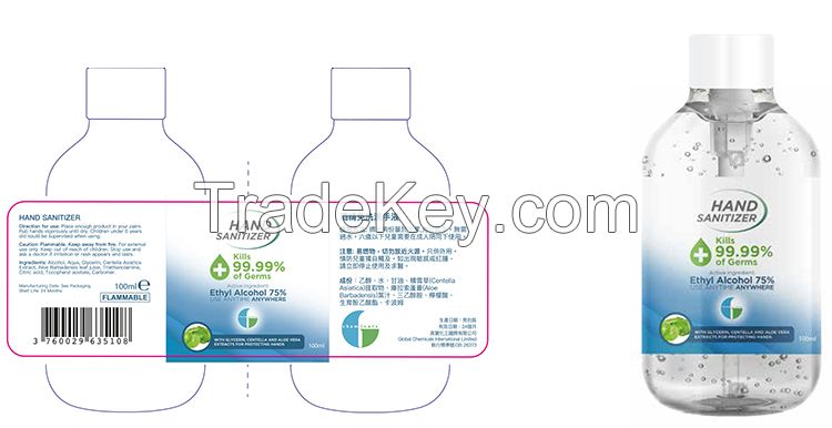  Instant Antibacterial Antiseptic Hand Sanitizer Gel 75% Alcohol and 99% Alcohol Hand Sanitizer 500ml  5L 