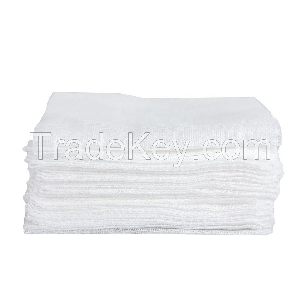 10x20cm 12-ply 100% Cotton Gauze Swabs