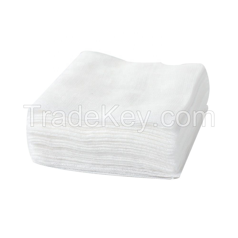 10x20cm 12-ply 100% Cotton Gauze Swabs