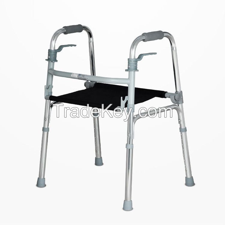 Lightweight Folding Portable Mobility Walker Rollator For The Elder Disabled Adults Walking Aids With Wheels 