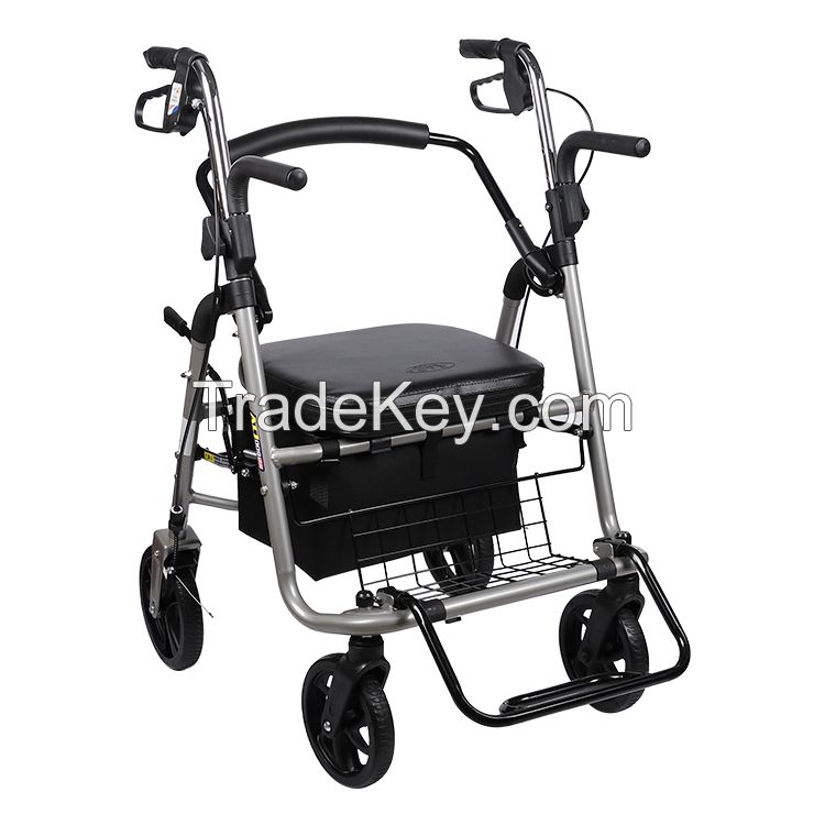 Aluminum Color: Customized Color Size: 42-50cm*52-55cm*73-92cm Weight: 2KG Application: walking assistant Gear position: 6 or 8 Function: Folding Packing: Customized Packaging MOQ: 1 Set Packaging & Delivery Selling Units: Single item Single package s