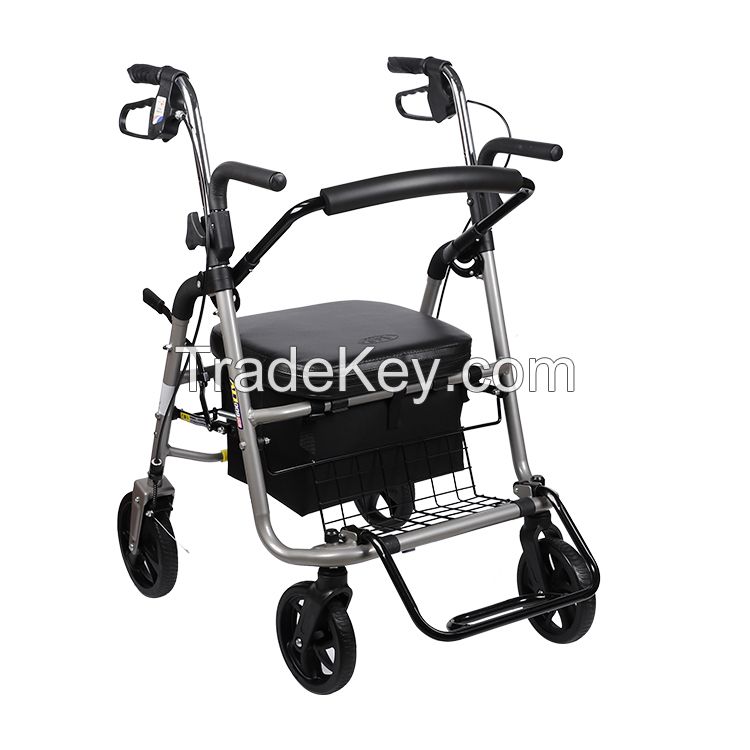 Aluminum Color: Customized Color Size: 42-50cm*52-55cm*73-92cm Weight: 2KG Application: walking assistant Gear position: 6 or 8 Function: Folding Packing: Customized Packaging MOQ: 1 Set Packaging & Delivery Selling Units: Single item Single package s