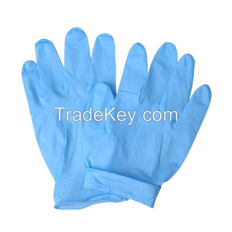 Examination Disposable Nitrile Gloves Powder Free 