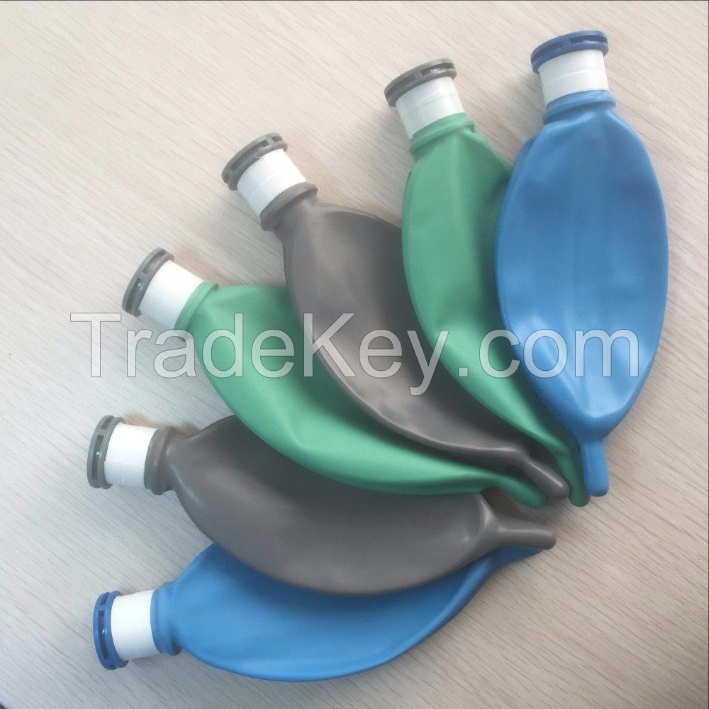 High quality medical latex free anesthesia reservoir breathing bag 1L 2L 3L CE FDA 