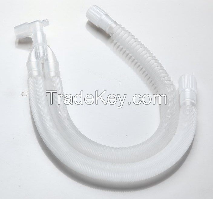 Disposable anesthesia breathing circuit with latex-free bag with CE/ISO