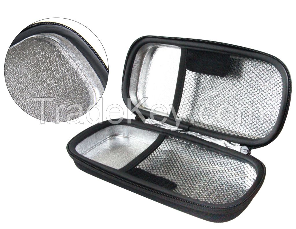 Insulin carry case for travel or custom insulin cooling case 