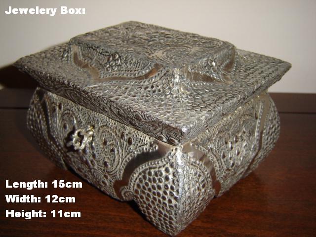 Silver Jewellery box