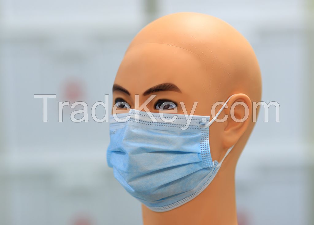 3 Ply Blue Dispossable Face Mask Surgical Face Mask