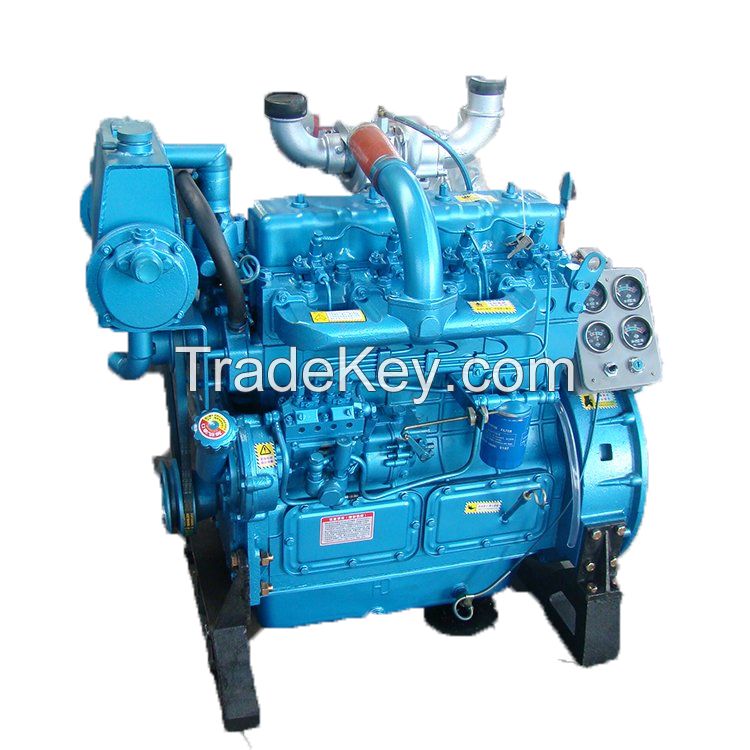 Weifang Marine Engines Motor 4 Stroke 4 cylinder Inboard Boat Diesel Engine ZH4100CD