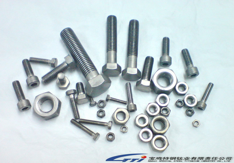 titanium screws and nuts