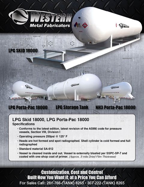 Western LPG- NH3 Skid Tank