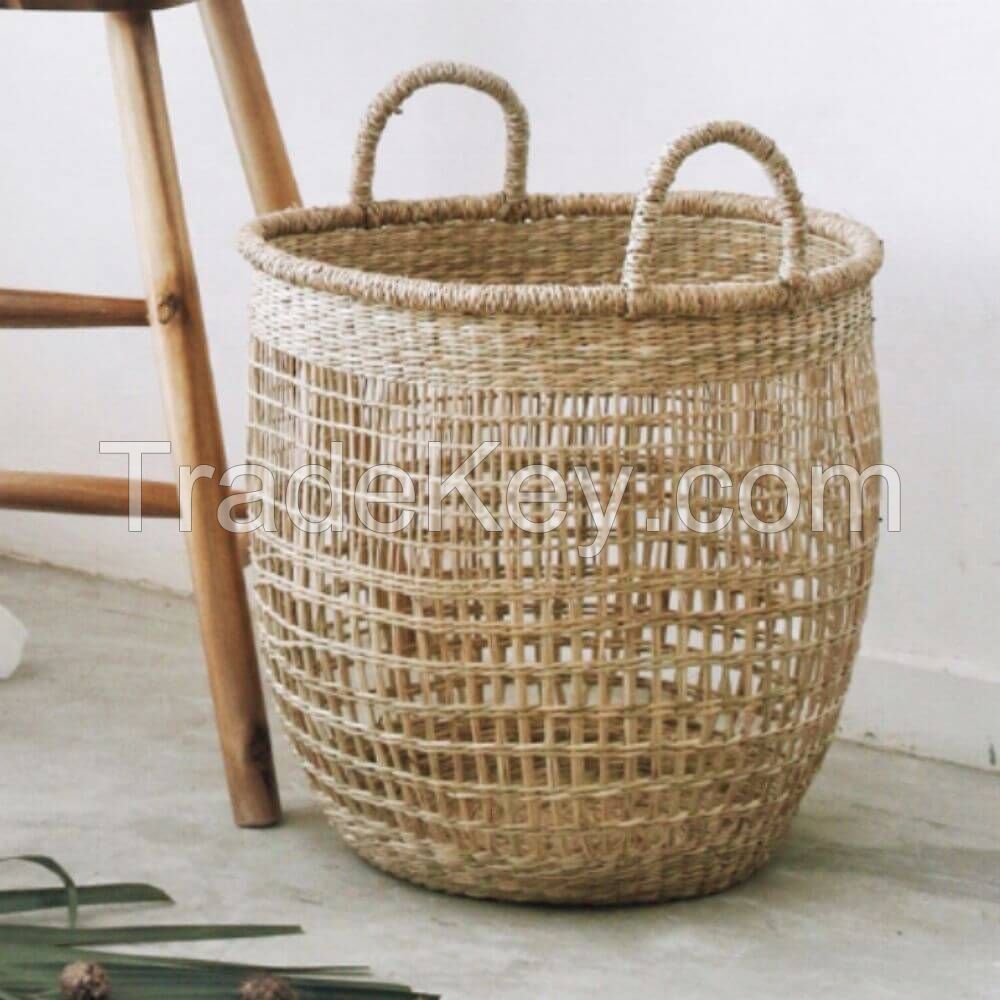 Seagrass Open Weave Storage Basket